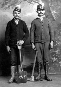  Portrait of Two Miners